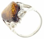 Каблучка з каменем в сріблі